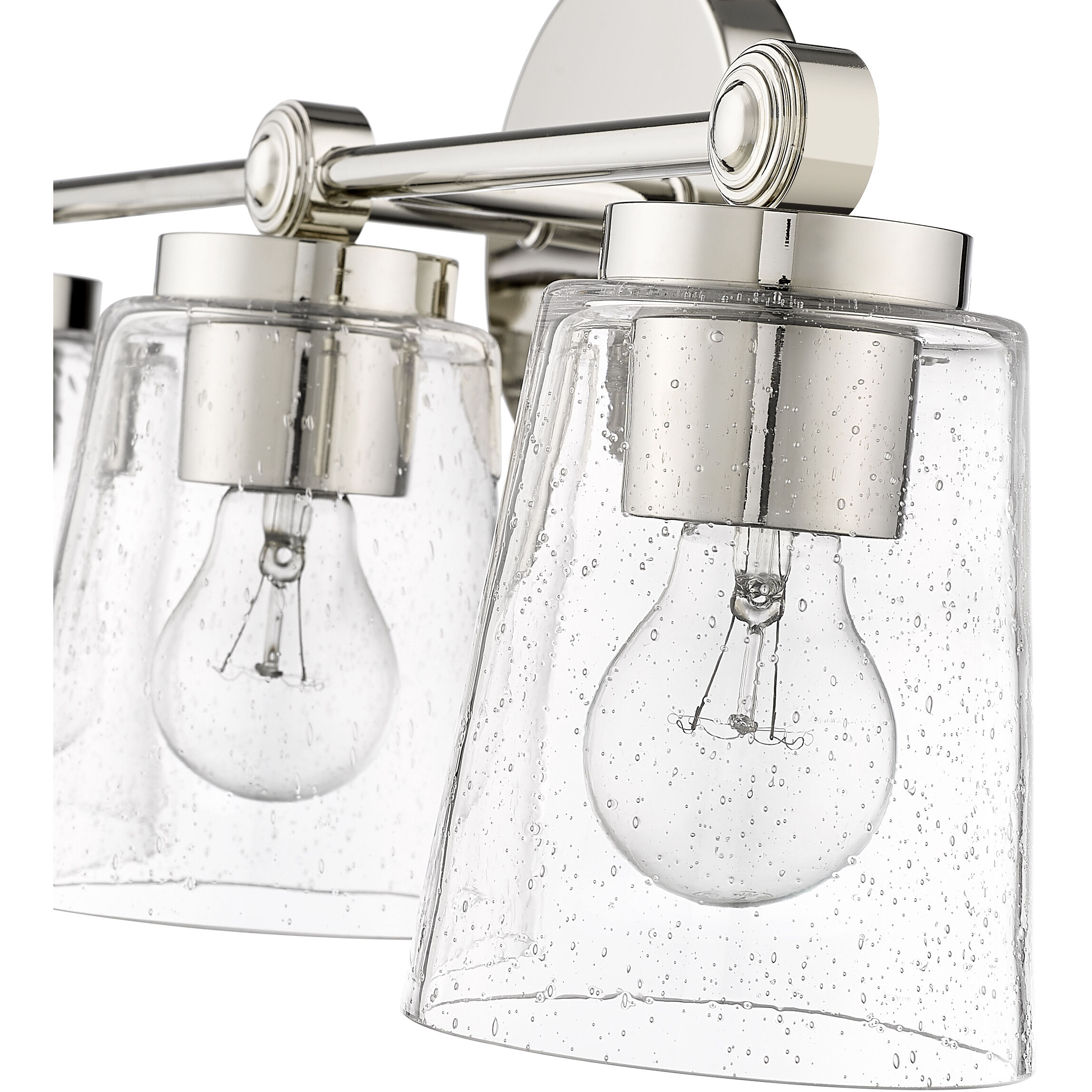 Lauryn 3 Light 22 inch Polished Nickel Bathroom Vanity Light Wall Light